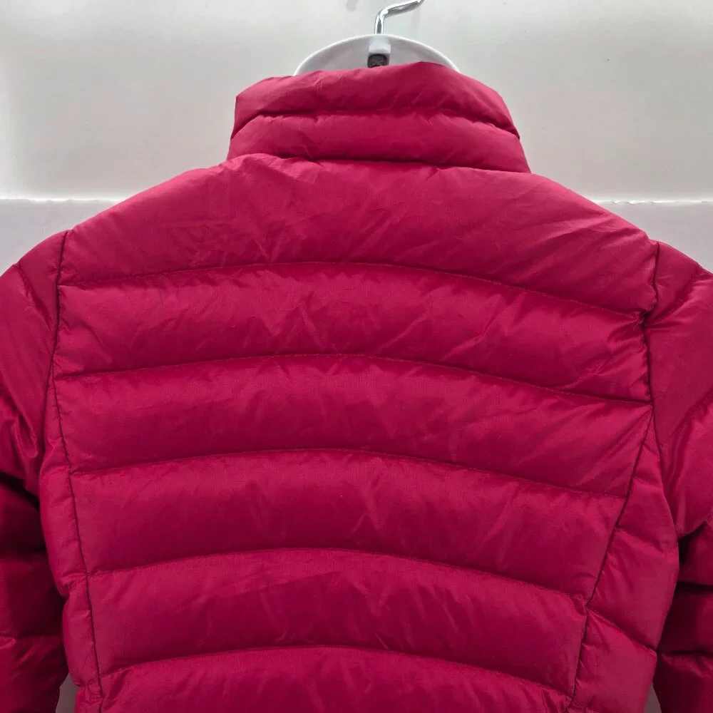 Boy’s Patagonia Down Sweater Full Zip Puffer Jacket Size XL 14 Pink Kids